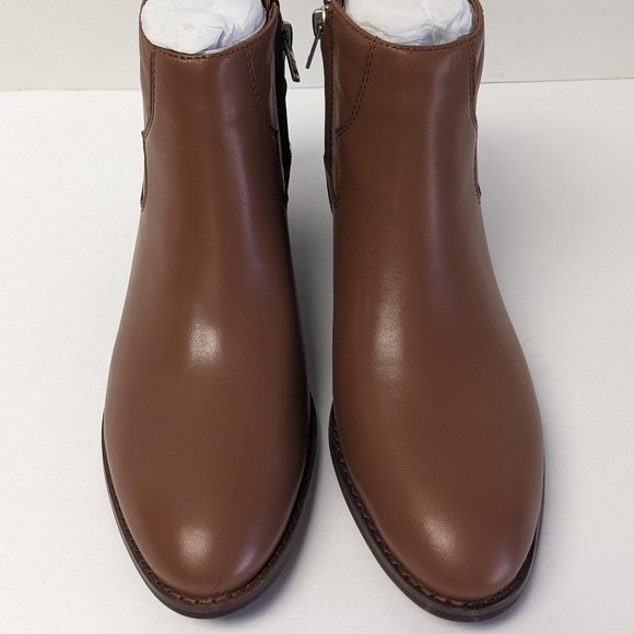 Coach Dannie Ankle Boots, Saddle Leather, Women's 8 M - Picture 3 of 7
